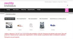 Desktop Screenshot of nechtybratislava.sk